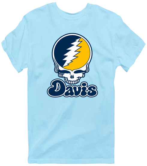 California Stealie Premium Unisex T-Shirt — Design: California Irvine University of — Light Blue
