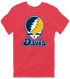 California Stealie Premium Unisex T-Shirt — Design: California Irvine University of — Heather Red