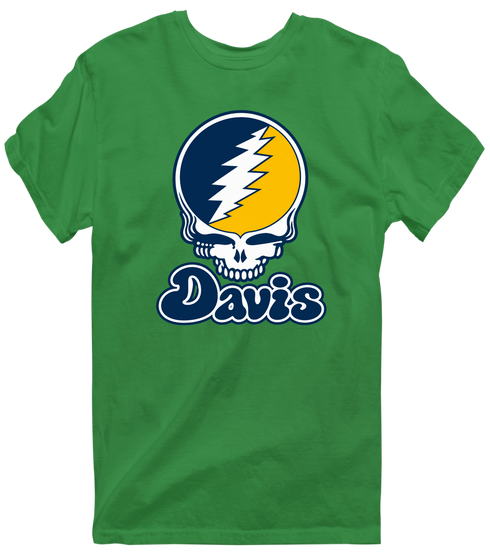 California Stealie Premium Unisex T-Shirt — Design: California Irvine University of — Irish Green