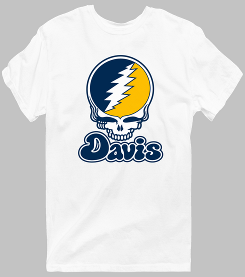 California Stealie Premium Unisex T-Shirt — Design: California Irvine University of — White