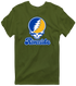 California Stealie Premium Unisex T-Shirt — Design: California Irvine University of — Military Green