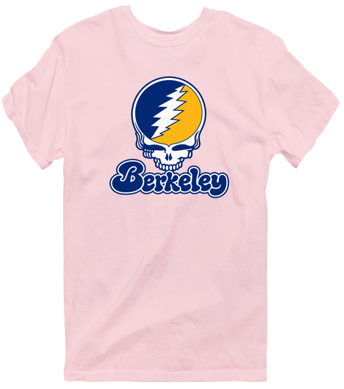 California Stealie Premium Unisex T-Shirt — Design: California Irvine University of — Light Pink