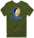 California Stealie Premium Unisex T-Shirt — Design: California Irvine University of — Military Green