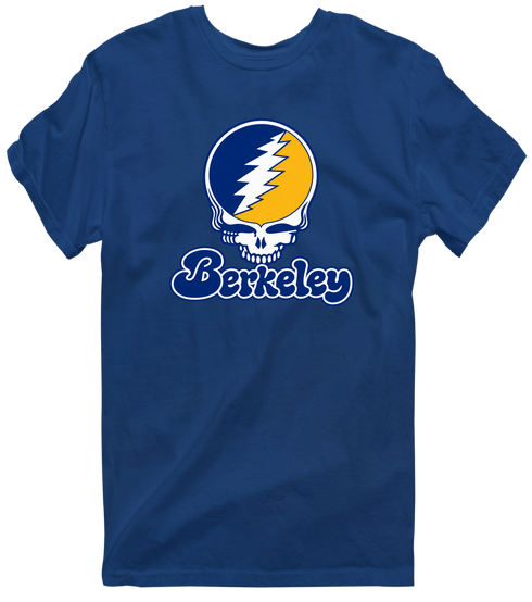 California Stealie Premium Unisex T-Shirt — Design: California Irvine University of — Navy