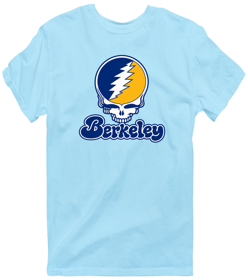 California Stealie Premium Unisex T-Shirt — Design: California Irvine University of — Light Blue