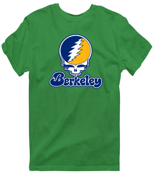 California Stealie Premium Unisex T-Shirt — Design: California Irvine University of — Irish Green