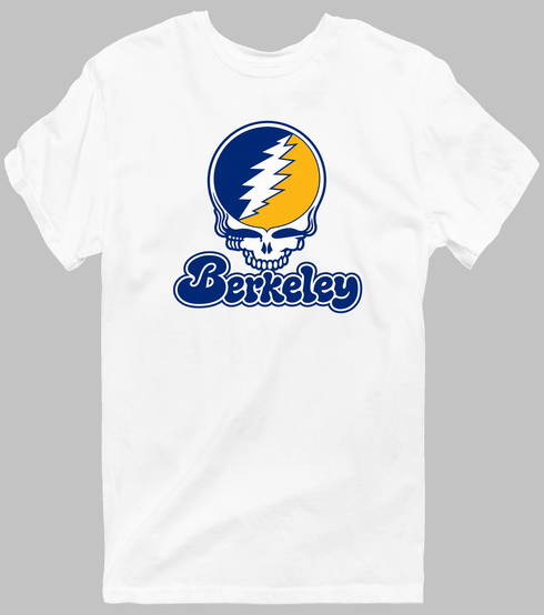 California Stealie Premium Unisex T-Shirt — Design: California Irvine University of — White