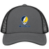 California Stealie Premium Unisex Trucker Cap — Design: California Irvine University of — Charcoal/Black