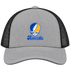 California Stealie Premium Unisex Trucker Cap — Design: California Irvine University of — Heather Grey/Black