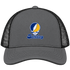 California Stealie Premium Unisex Trucker Cap — Design: California Irvine University of — Charcoal/Black