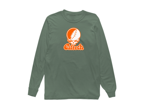Tech Stealie Premium Unisex Long-Sleeve — Design: California Institute of Technology — Light Green