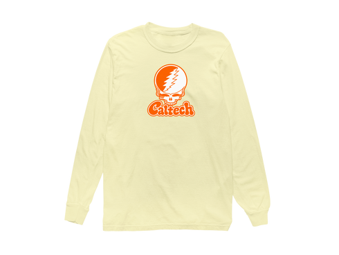 Tech Stealie Premium Unisex Long-Sleeve — Design: California Institute of Technology — Butter