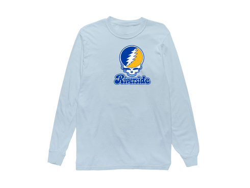 Riverside Stealie Premium Unisex Long-Sleeve — Design: California Riverside University of — Chambray