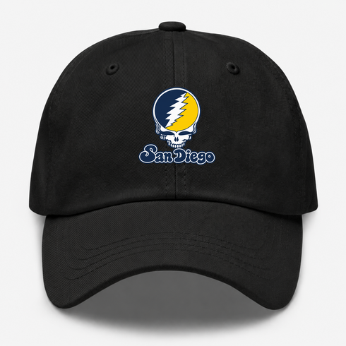 San Diego Stealie Premium Unisex Dad Hat — Design: California San Diego University of — Black