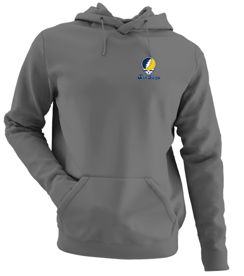 San Diego Stealie Premium Unisex Hoodie — Design: California San Diego University of — Charcoal