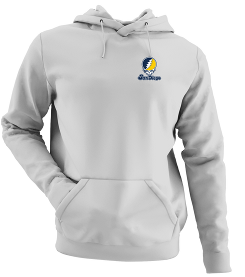 San Diego Stealie Premium Unisex Hoodie — Design: California San Diego University of — Sport Grey