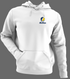 San Diego Stealie Premium Unisex Hoodie — Design: California San Diego University of — White/Grey