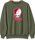 Chico Stealie Premium Unisex Crewneck — Design: California State University Chico — Military Green