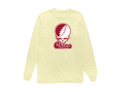 Chico Stealie Premium Unisex Long-Sleeve — Design: California State University Chico — Butter