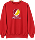 Calvin Stealie Premium Unisex Crewneck — Design: Calvin College — Red