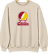 Calvin Stealie Premium Unisex Crewneck — Design: Calvin College — Sand