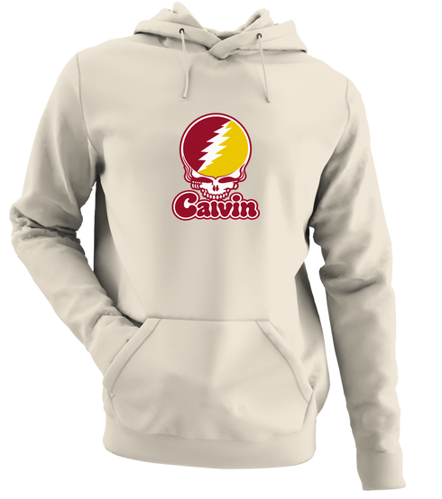 Calvin Stealie Premium Unisex Hoodie — Design: Calvin College — Sand