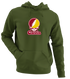 Calvin Stealie Premium Unisex Hoodie — Design: Calvin College — Military Green