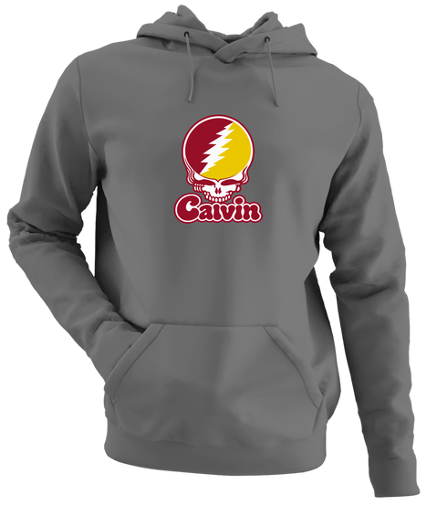 Calvin Stealie Premium Unisex Hoodie — Design: Calvin College — Charcoal