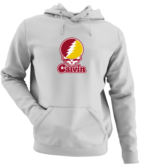 Calvin Stealie Premium Unisex Hoodie — Design: Calvin College — Sport Grey