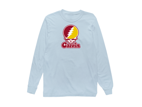 Calvin Stealie Premium Unisex Long-Sleeve — Design: Calvin College — Chambray