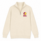 Calvin Stealie Premium Unisex Quarter-Zip — Design: Calvin College — Sand
