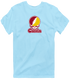 Calvin Stealie Premium Unisex T-Shirt — Design: Calvin College — Light Blue