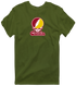 Calvin Stealie Premium Unisex T-Shirt — Design: Calvin College — Military Green