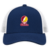 Calvin Stealie Premium Unisex Trucker Cap — Design: Calvin College — Navy/White
