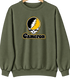 Cameron Stealie Premium Unisex Crewneck — Design: Cameron University — Military Green