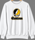 Cameron Stealie Premium Unisex Crewneck — Design: Cameron University — White