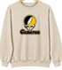 Cameron Stealie Premium Unisex Crewneck — Design: Cameron University — Sand