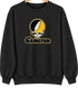 Cameron Stealie Premium Unisex Crewneck — Design: Cameron University — Black