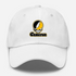 Cameron Stealie Premium Unisex Dad Hat — Design: Cameron University — White