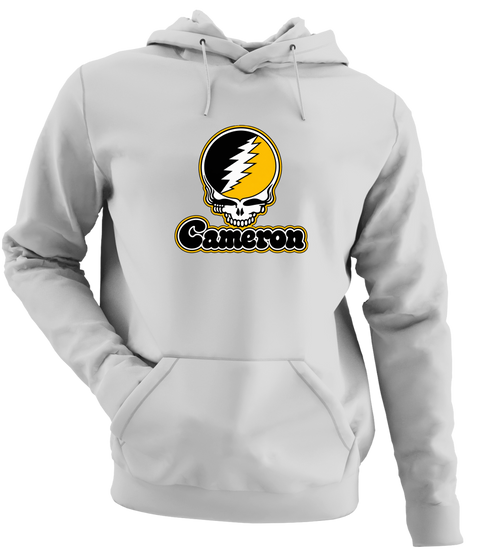 Cameron Stealie Premium Unisex Hoodie — Design: Cameron University — Sport Grey