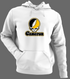 Cameron Stealie Premium Unisex Hoodie — Design: Cameron University — White/Grey