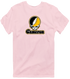 Cameron Stealie Premium Unisex T-Shirt — Design: Cameron University — Light Pink
