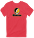 Cameron Stealie Premium Unisex T-Shirt — Design: Cameron University — Heather Red