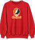 Campbell Stealie Premium Unisex Crewneck — Design: Campbell University — Red
