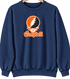 Campbell Stealie Premium Unisex Crewneck — Design: Campbell University — Navy