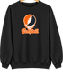 Campbell Stealie Premium Unisex Crewneck — Design: Campbell University — Black