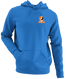 Campbell Stealie Premium Unisex Hoodie — Design: Campbell University — Heather Royal