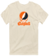 Campbell Stealie Premium Unisex T-Shirt — Design: Campbell University — Sand