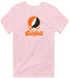 Campbell Stealie Premium Unisex T-Shirt — Design: Campbell University — Light Pink