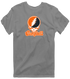 Campbell Stealie Premium Unisex T-Shirt — Design: Campbell University — Dark Heather
